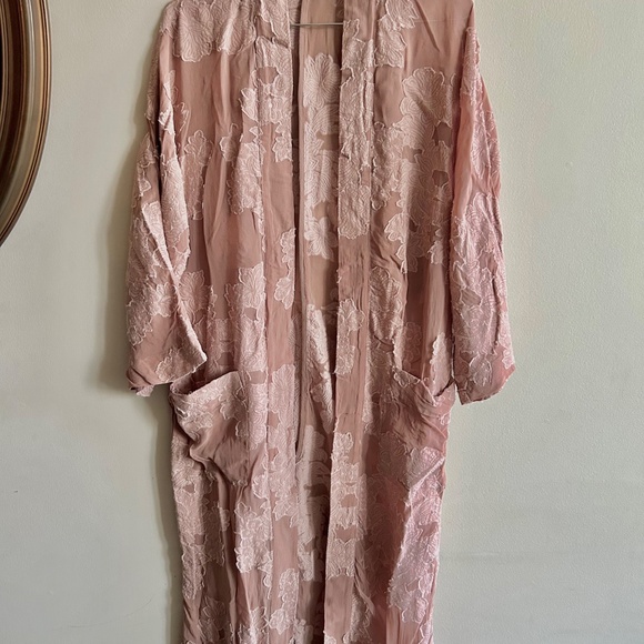 Aritzia Wilfred Durante Jacket Robe - Pink - Size XS - Picture 7 of 14
